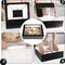 6 Black Cupcake Boxes with Window & Insert, Holds 12 Each (72 Total)